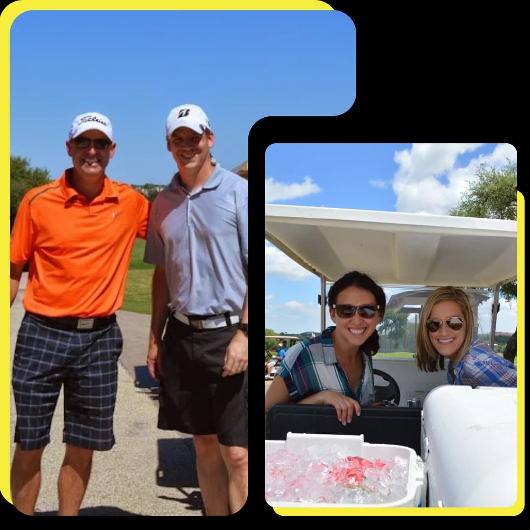 Golfers at a past Missy Project tournament